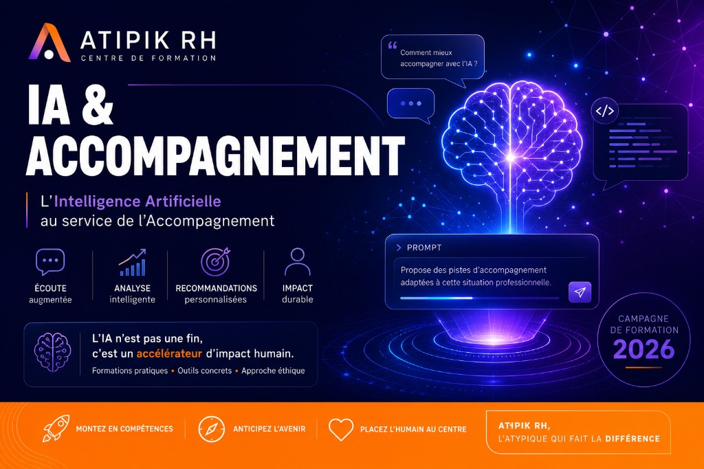Formation IA au service de l'Accompagnement — Campagne septembre 2026 — ATIPIK RH Lormont Bordeaux